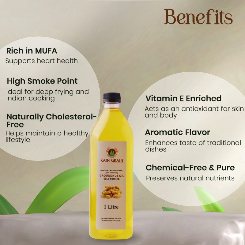 Cold Pressed Groundnut Oil - Image 3